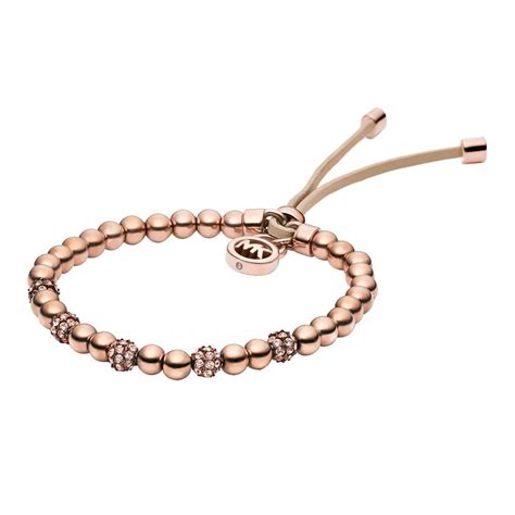 michael kors brilliance bracelet rose gold|michael kors rose gold necklace.